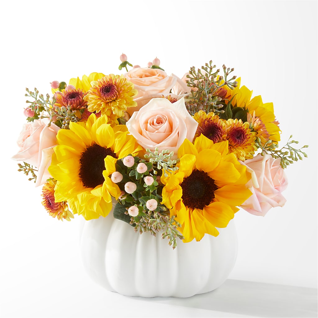Pumpkin to Talk About Bouquet – Fairfield Florist, Fairfield CT