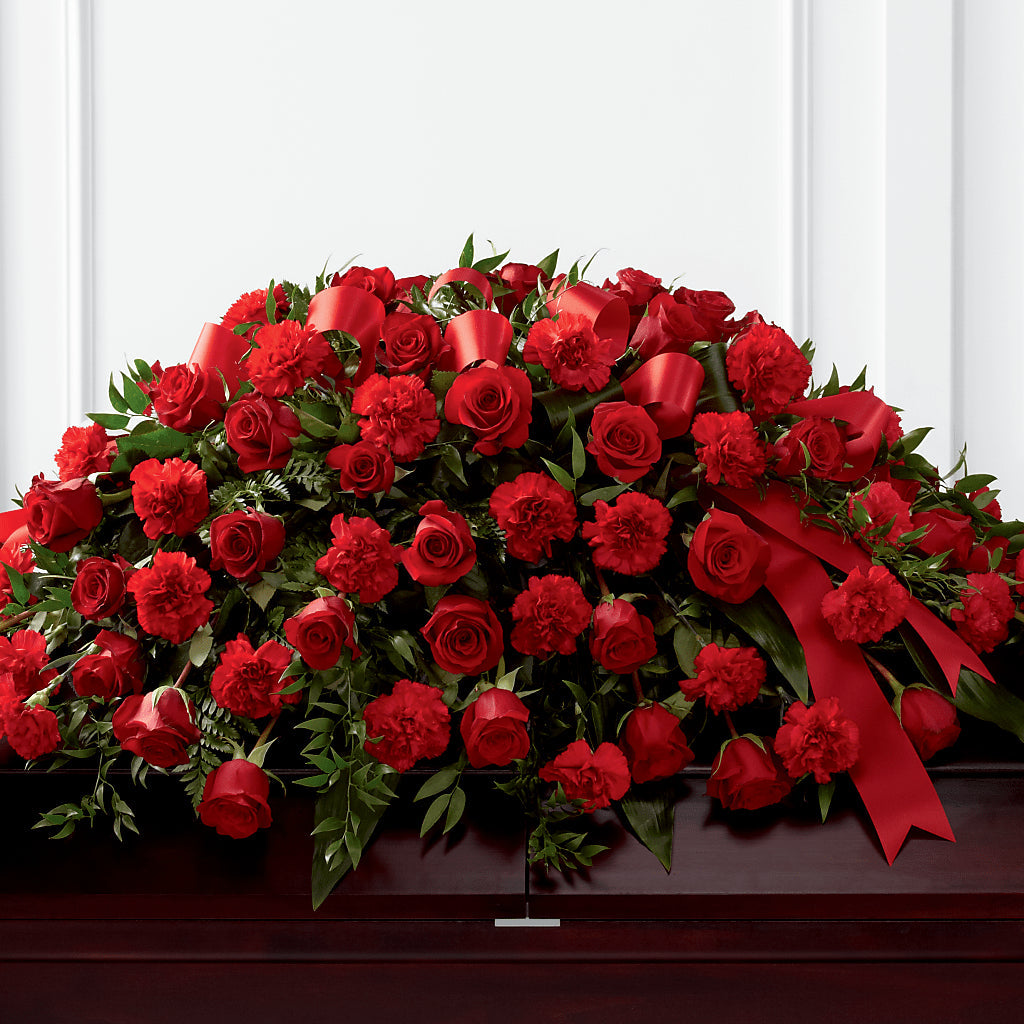 Tribute of Life Casket Spray – Fairfield Florist, Fairfield CT