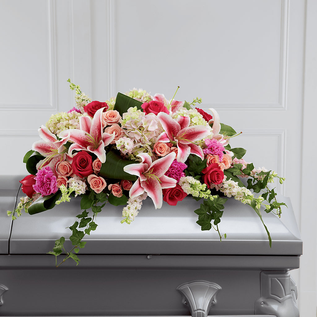 Splendid Grace Casket Spray – Fairfield Florist, Fairfield CT