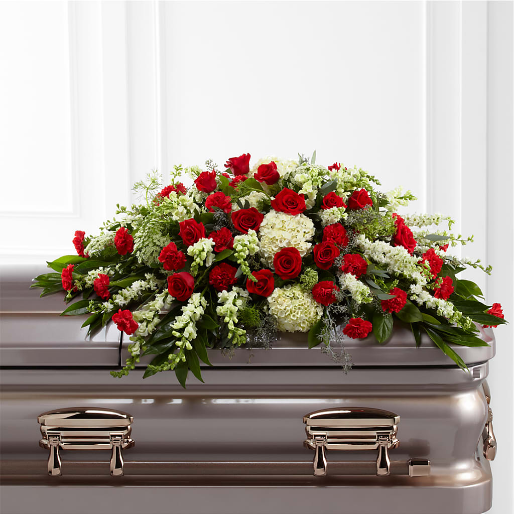 Sincerity Casket Spray – Fairfield Florist, Fairfield CT