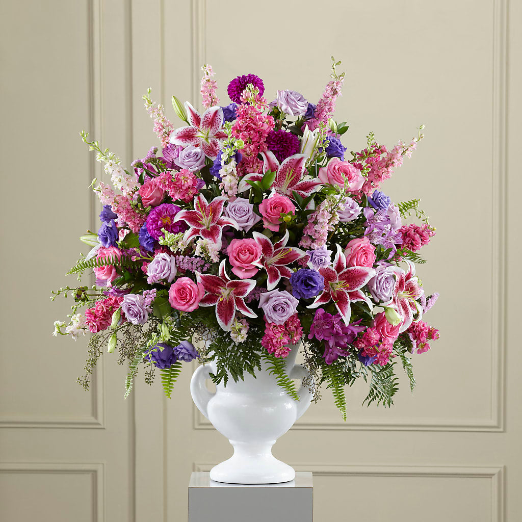 Peaceful Tribute Arrangement – Fairfield Florist, Fairfield CT