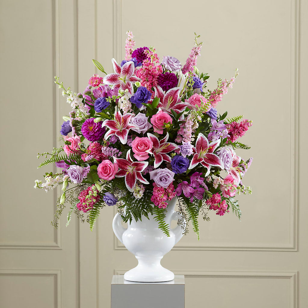 Peaceful Tribute Arrangement – Fairfield Florist, Fairfield CT