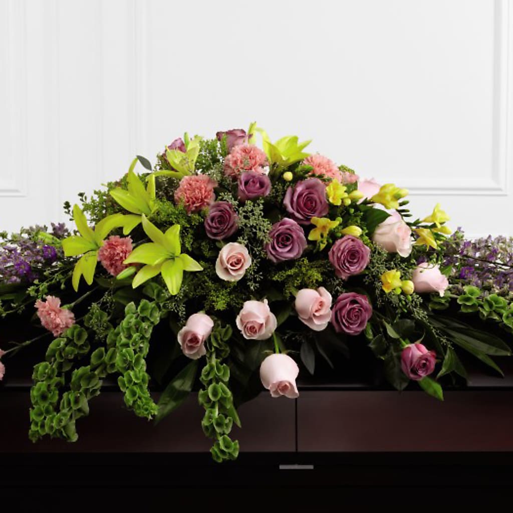 Forever Beloved Casket Spray – Fairfield Florist, Fairfield CT