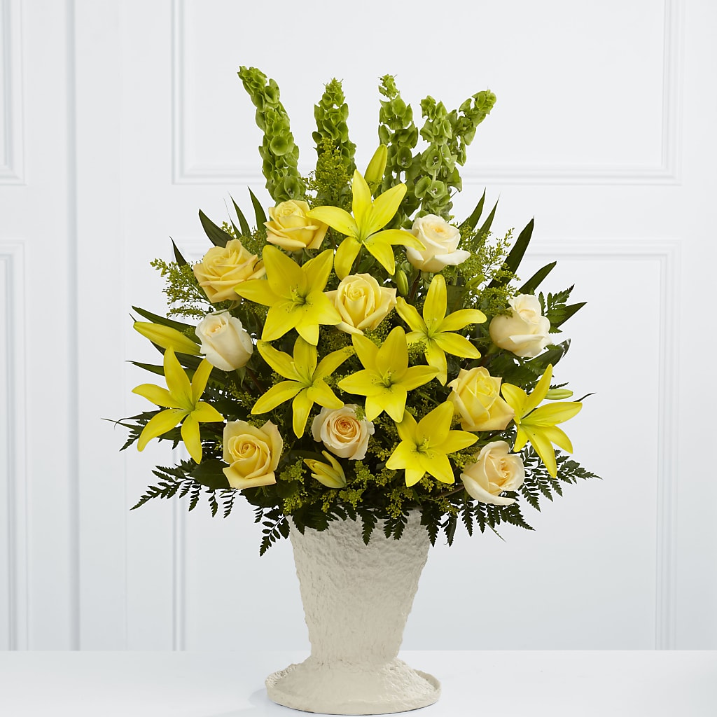 Golden Memories Arrangement – Fairfield Florist, Fairfield CT