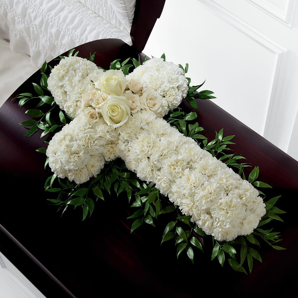 Peaceful Memories Casket Spray (Standard) – Fairfield Florist, Fairfield CT