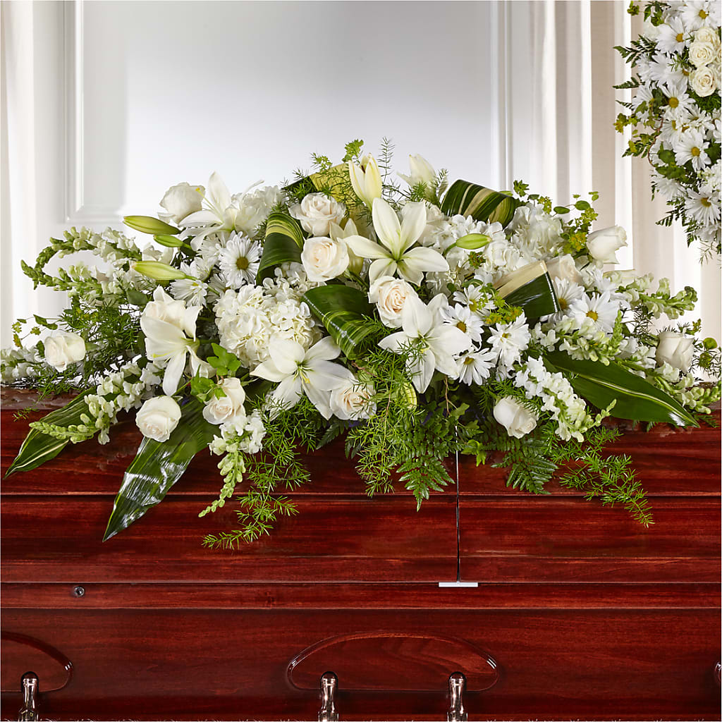 Abundance Casket Spray – Fairfield Florist, Fairfield CT