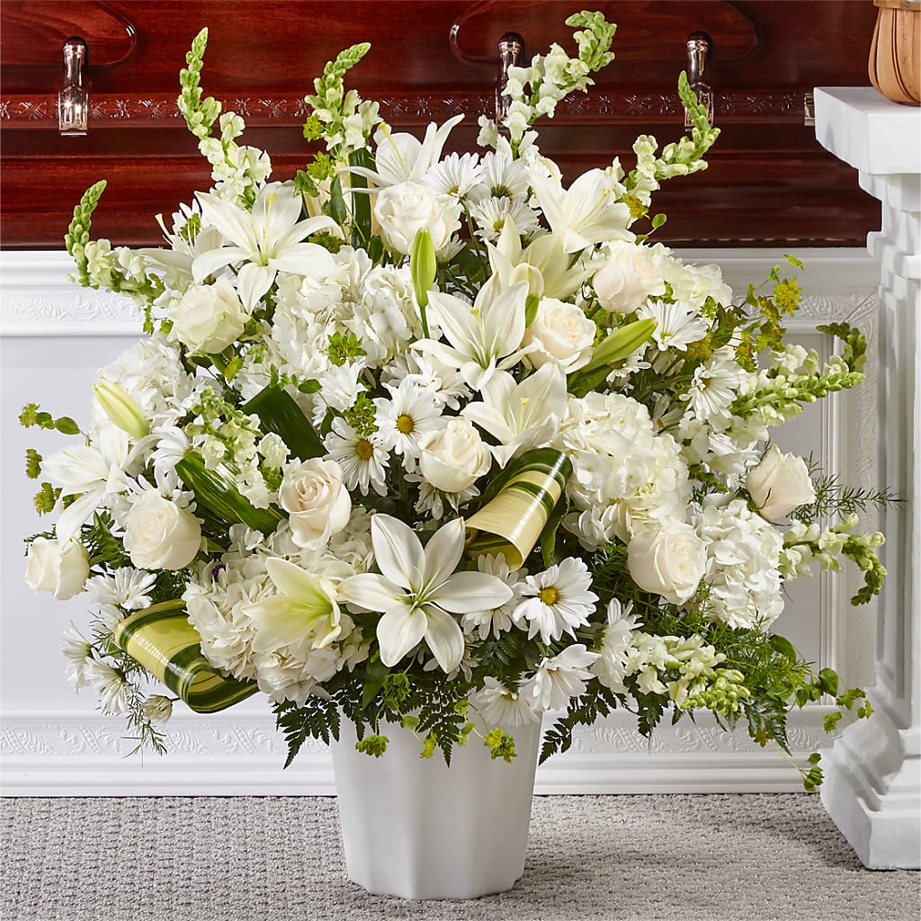 Thoughts of Tranquility Floor Basket – Fairfield Florist, Fairfield CT