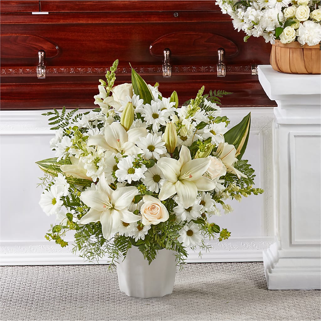 Thoughts of Tranquility Floor Basket – Fairfield Florist, Fairfield CT