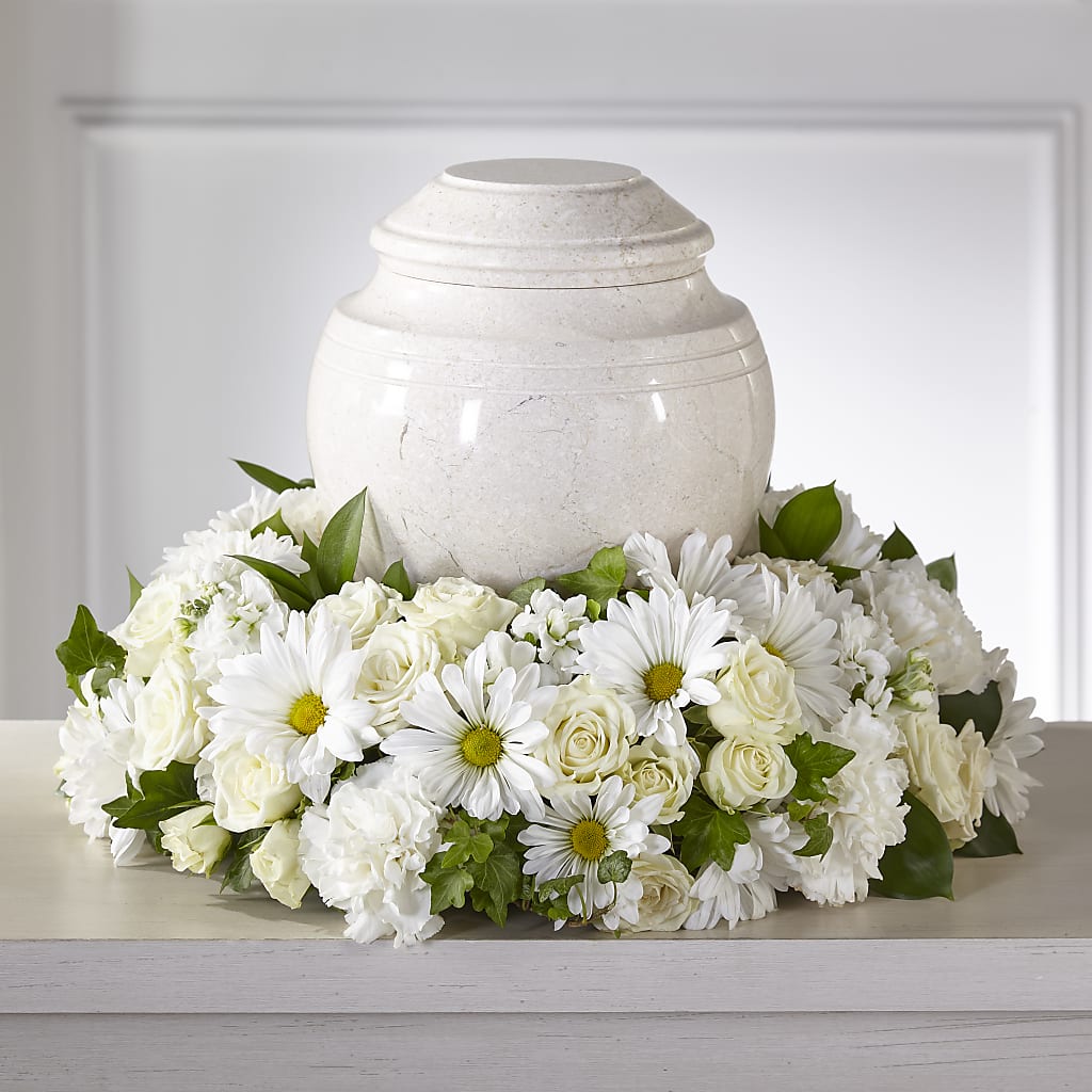 Ivory Gardens Cremation Adornment – Fairfield Florist, Fairfield CT