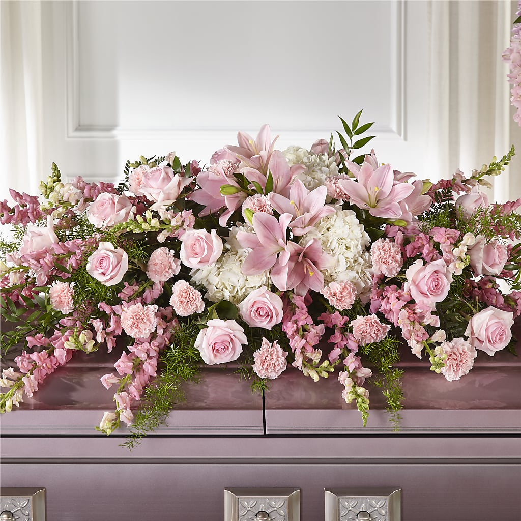 Life & Remembrance Casket Spray – Fairfield Florist, Fairfield CT