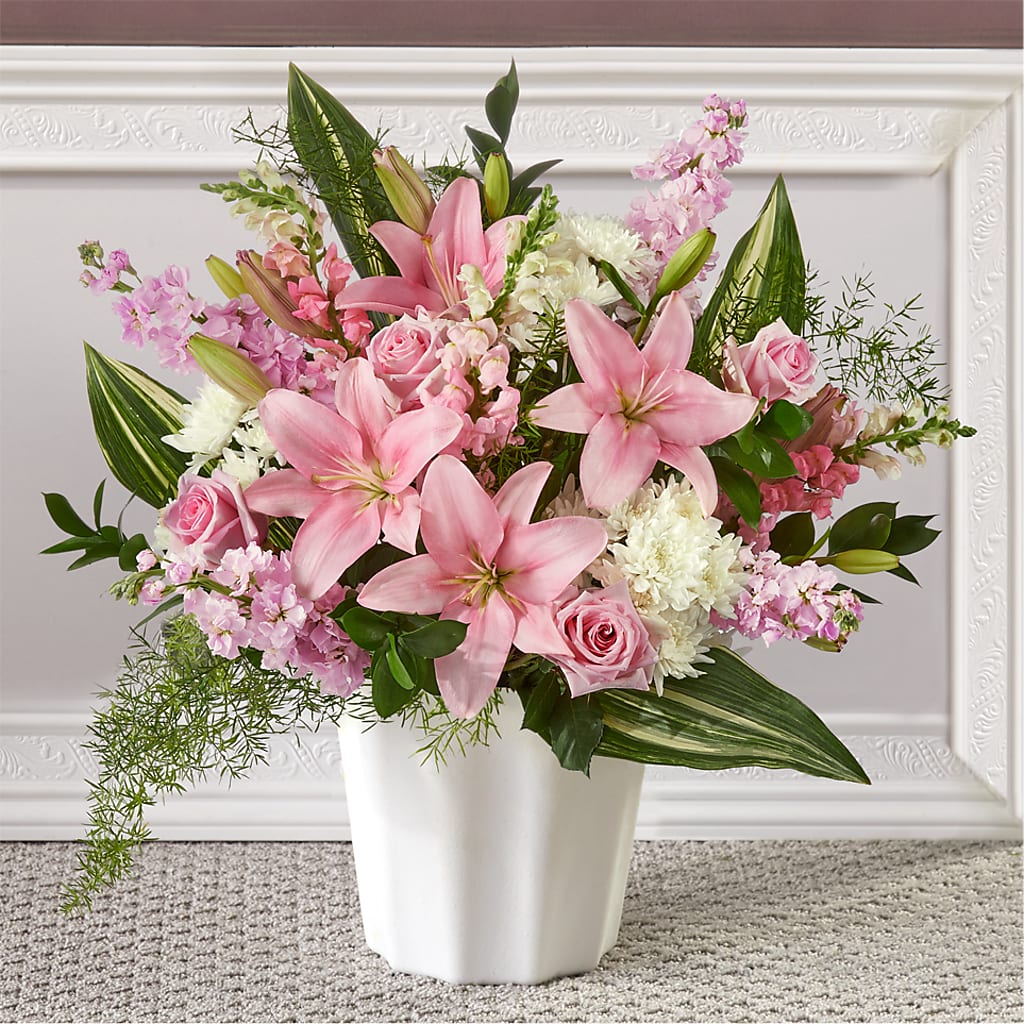 Simply Serene Floor Basket – Fairfield Florist, Fairfield CT