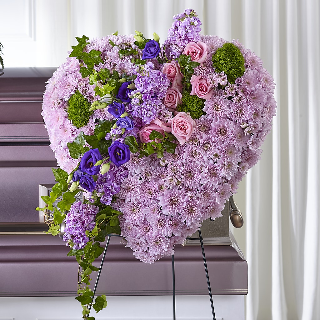 Treasured Love Standing Heart – Fairfield Florist, Fairfield CT