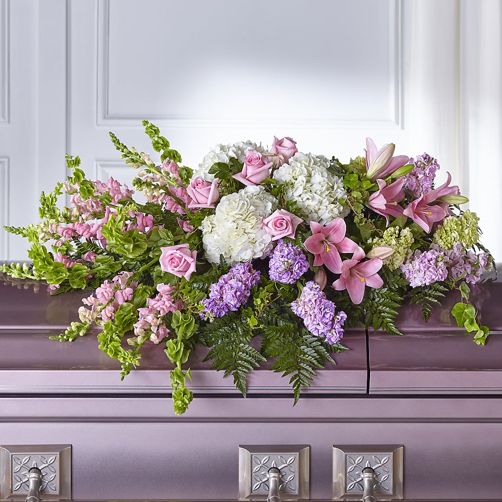 Life's Gratitude Casket Spray – Fairfield Florist, Fairfield CT