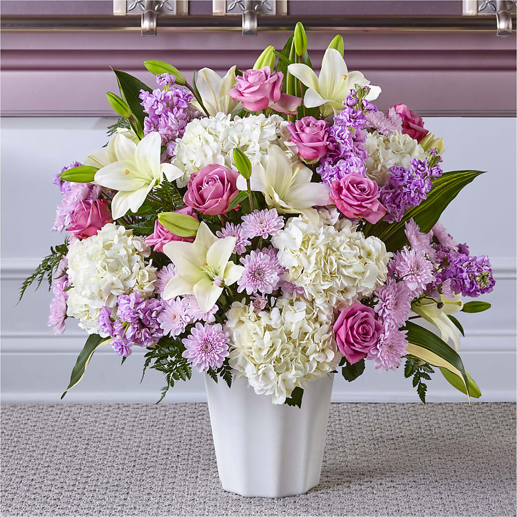 Heaven Sent Floor Basket – Fairfield Florist, Fairfield CT