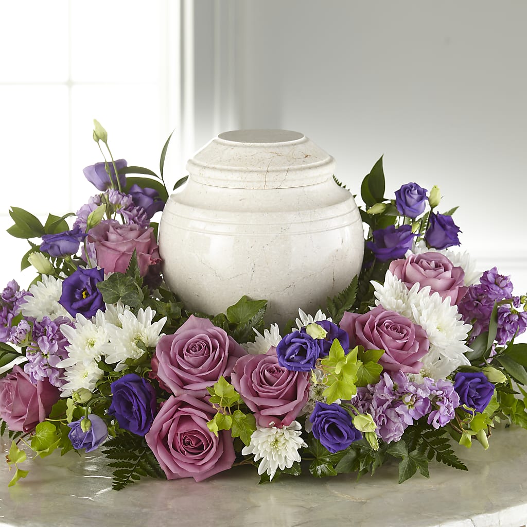 Blooming Sympathy Cremation Adornment – Fairfield Florist, Fairfield CT