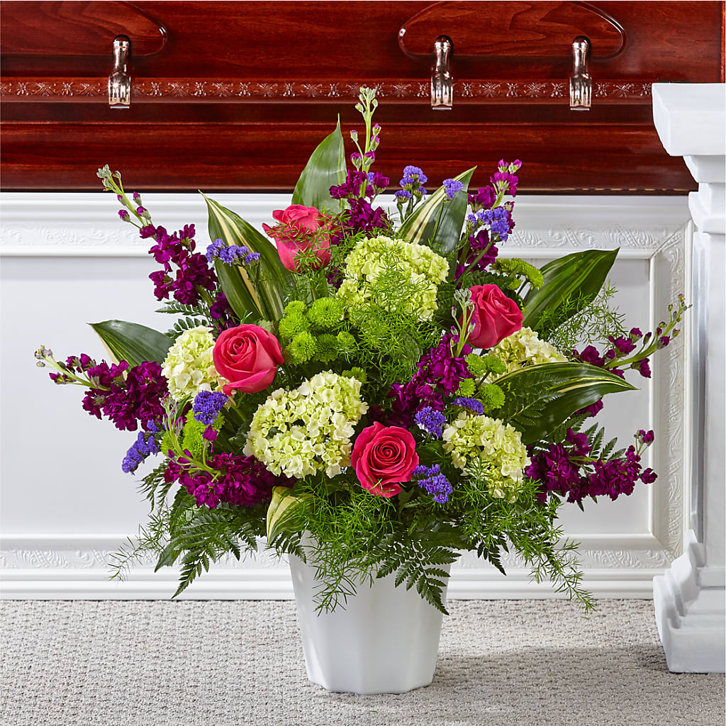 Beautiful Horizons Floor Basket – Fairfield Florist, Fairfield CT