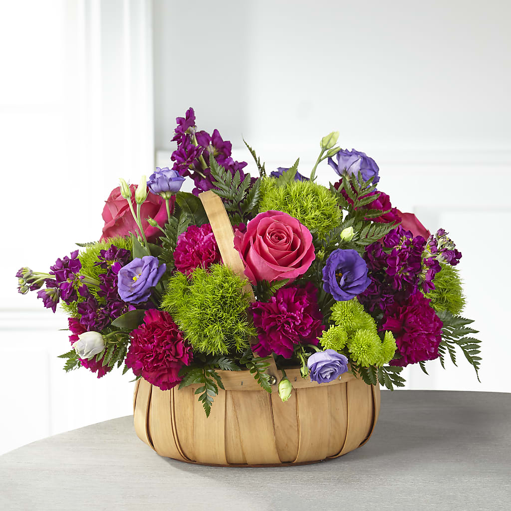 Serene Sanctuary Basket – Fairfield Florist, Fairfield CT