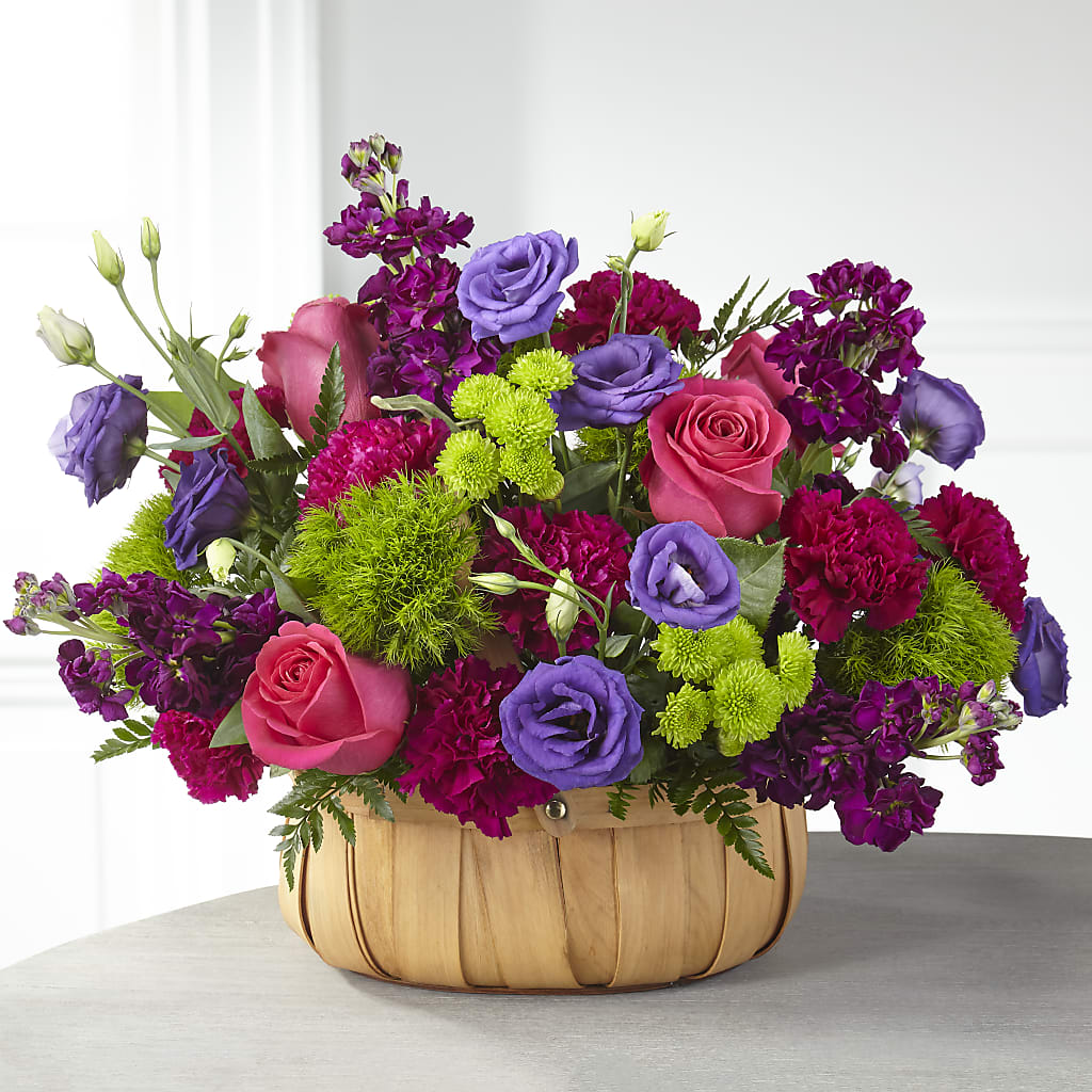 Serene Sanctuary Basket – Fairfield Florist, Fairfield CT