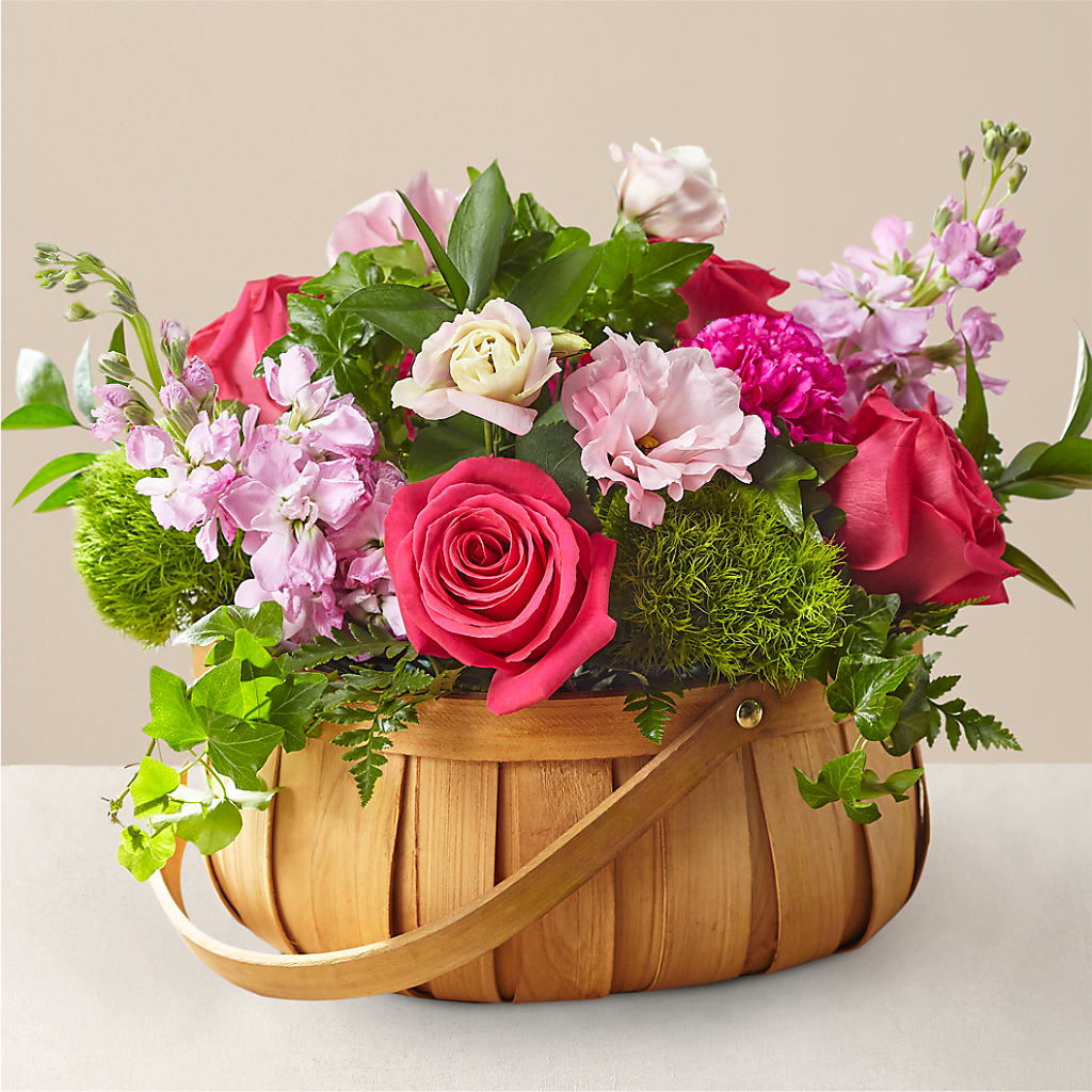 Radiance in Bloom Basket – Fairfield Florist, Fairfield CT