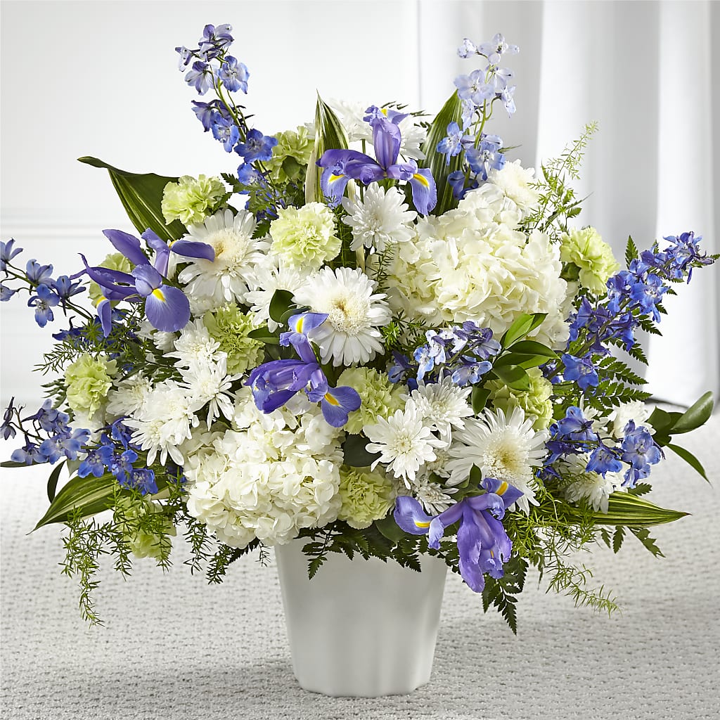 Soft Serenity Floor Basket – Fairfield Florist, Fairfield CT