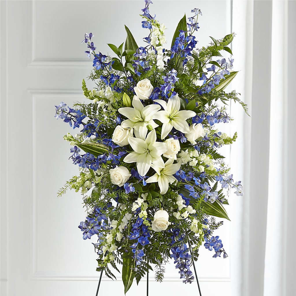 Faithful Friend Standing Spray – Fairfield Florist, Fairfield CT