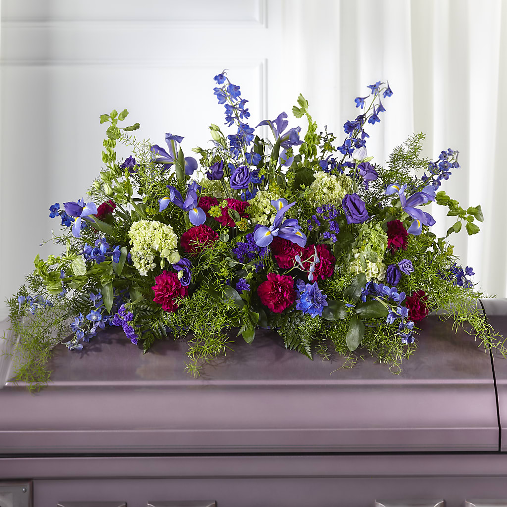 Always Treasured Casket Spray – Fairfield Florist, Fairfield CT