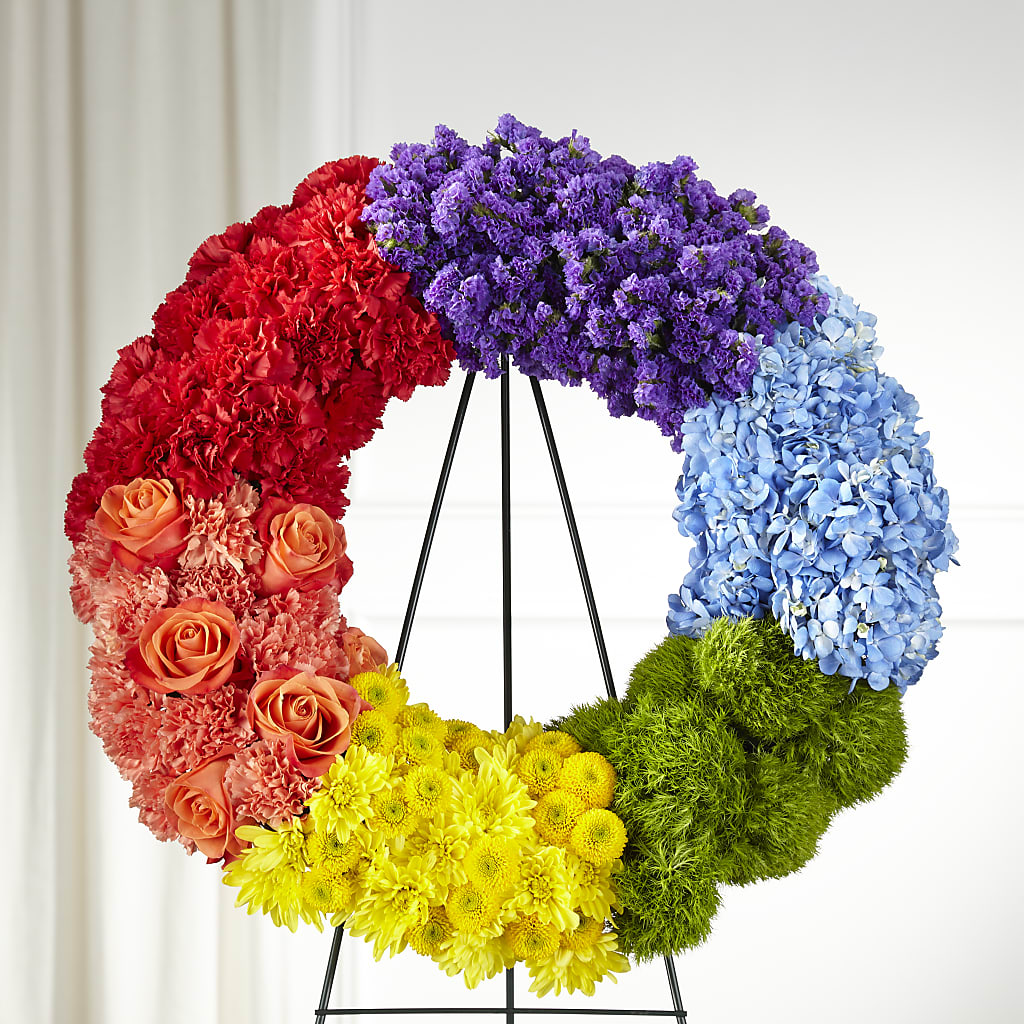 Circle of Love Wreath – Fairfield Florist, Fairfield CT