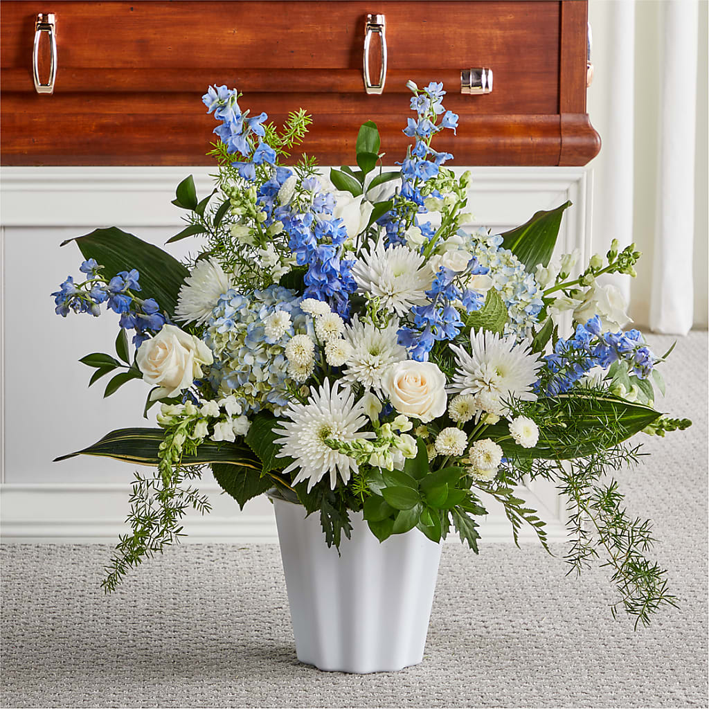 Everlasting Memories Floor Basket – Fairfield Florist, Fairfield CT