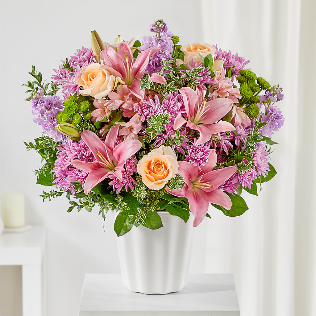 Supportive Embrace Tabletop Basket – Fairfield Florist, Fairfield CT