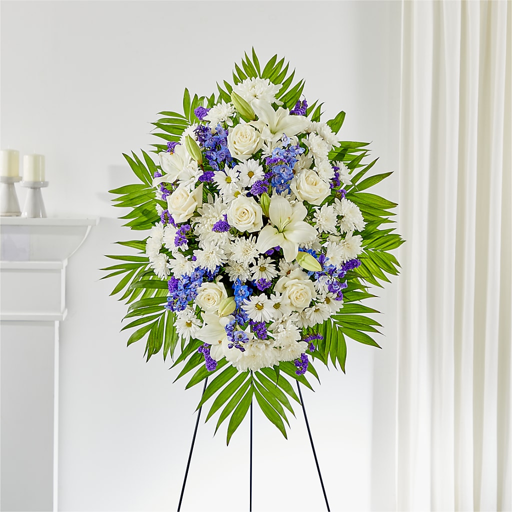At Rest Standing Spray – Fairfield Florist, Fairfield CT