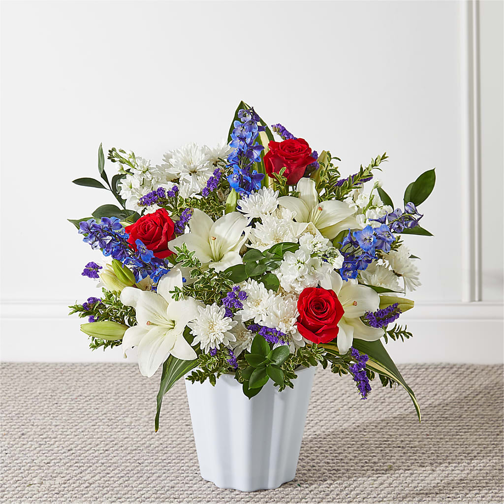 Consoled Floor Basket – Fairfield Florist, Fairfield CT