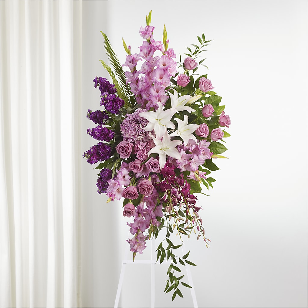 Never Alone Standing Spray – Fairfield Florist, Fairfield CT