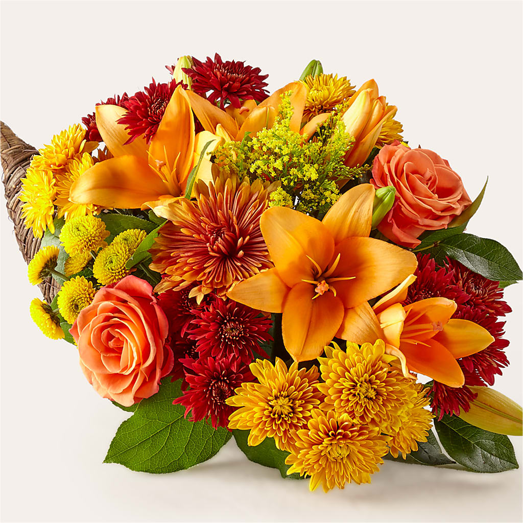 Feast of Color Cornucopia – Fairfield Florist, Fairfield CT