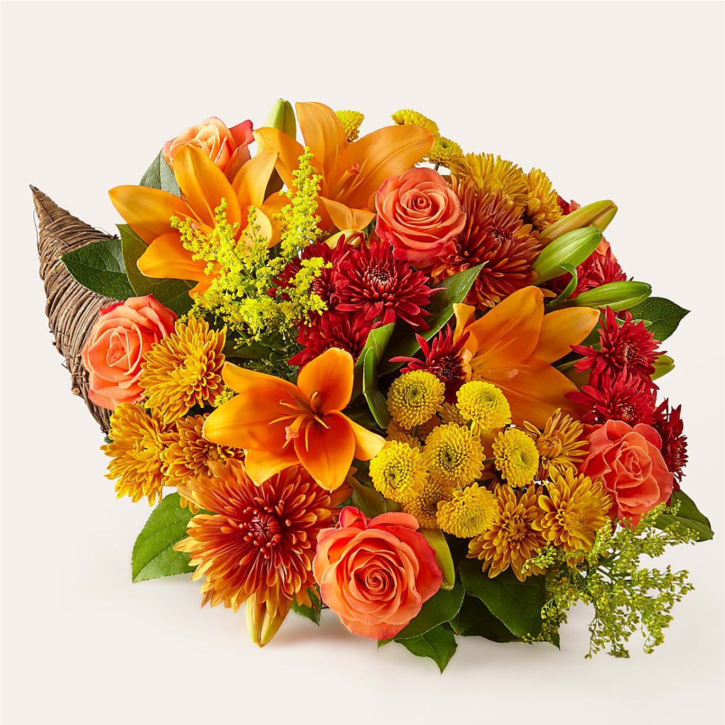 Feast of Color Cornucopia – Fairfield Florist, Fairfield CT