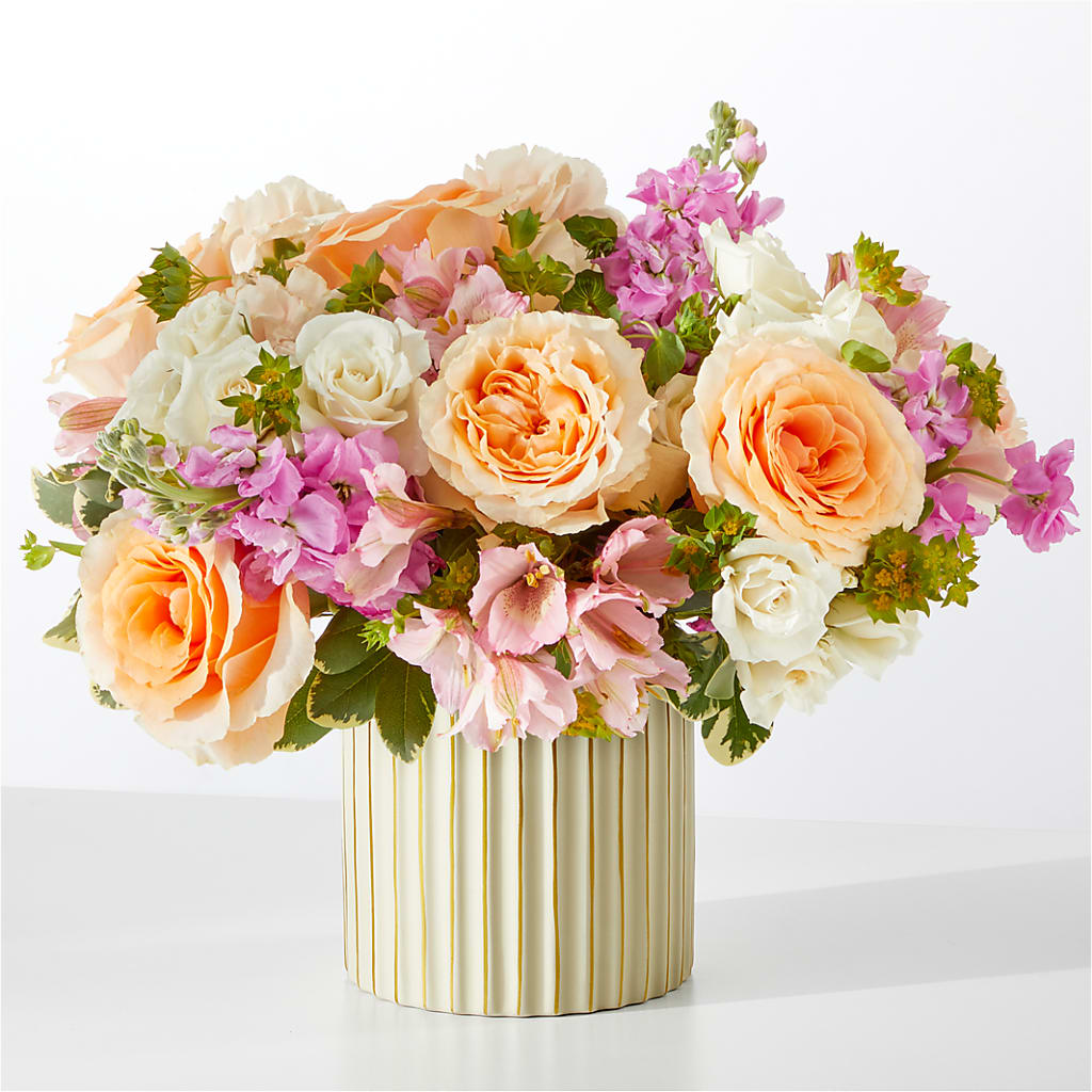Paradise Bouquet with Ivory Vase – Fairfield Florist, Fairfield CT