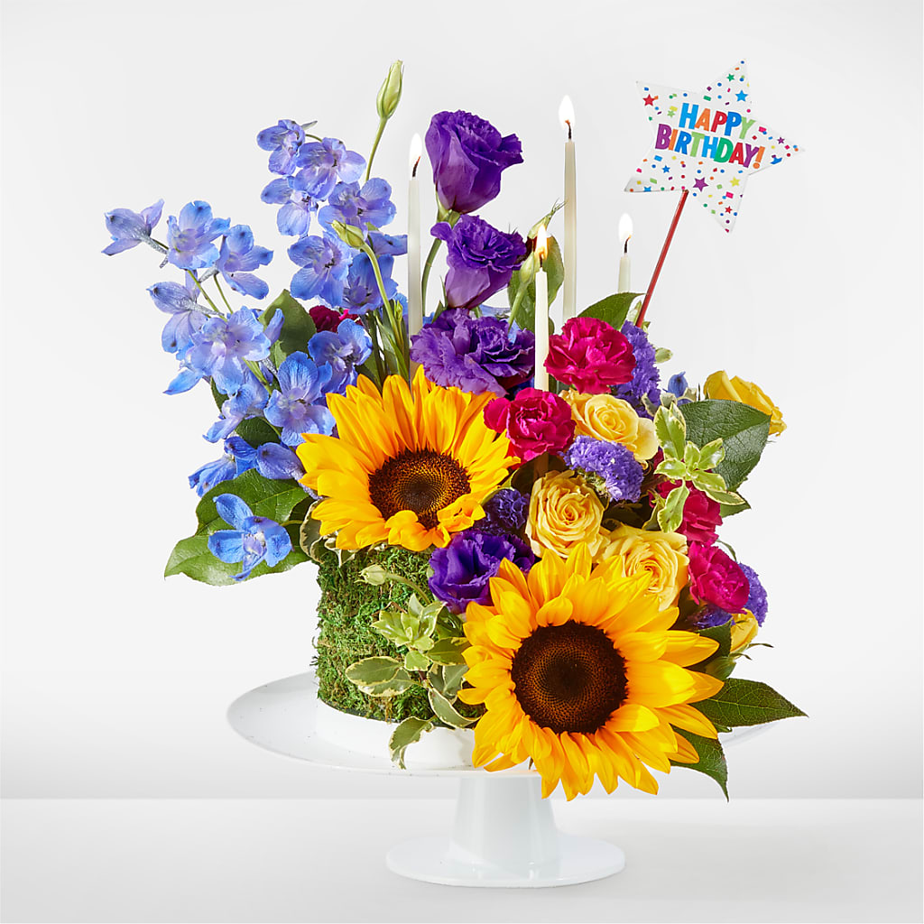Star of the Day Floral Cake – Fairfield Florist, Fairfield CT