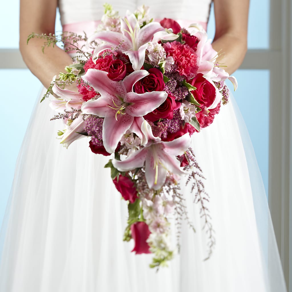 Lily & Rose Bouquet – Fairfield Florist, Fairfield CT
