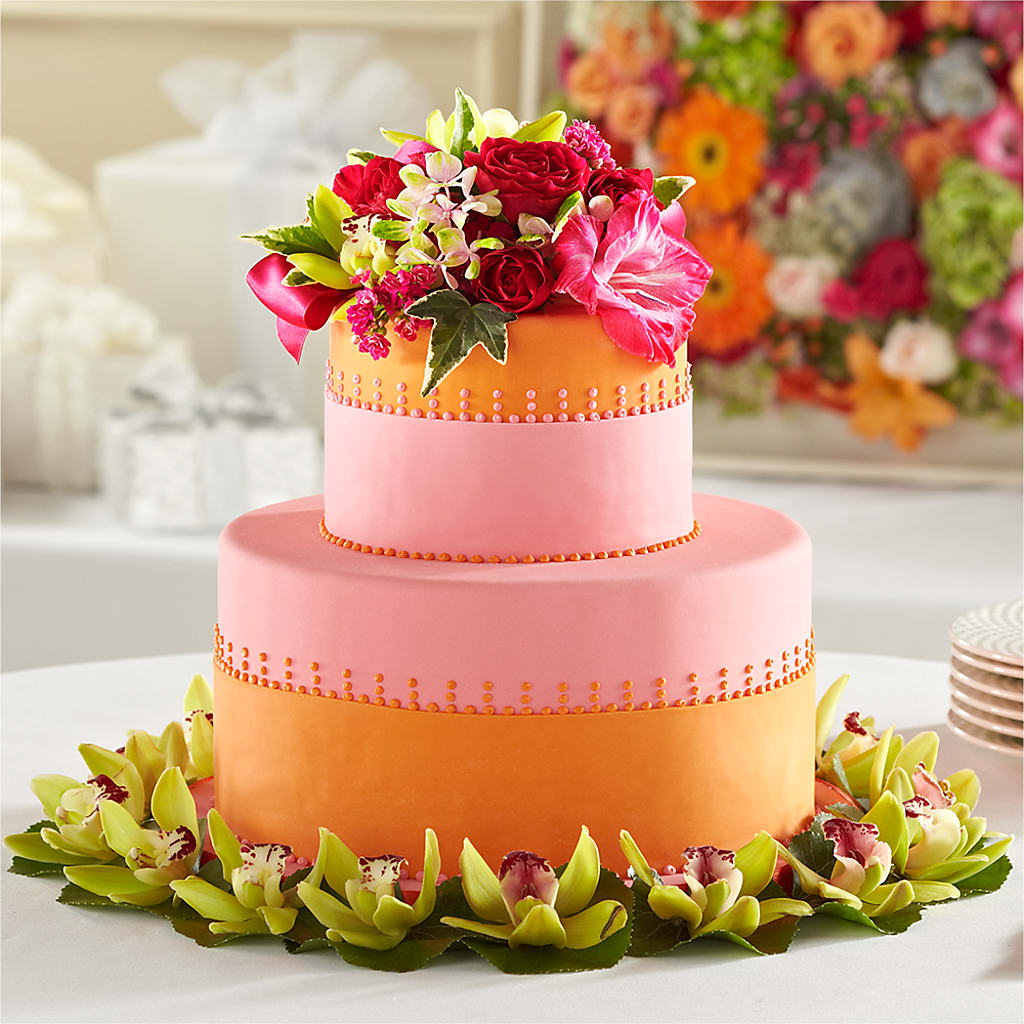 Sweet Citrus Cake Decor – Fairfield Florist, Fairfield CT