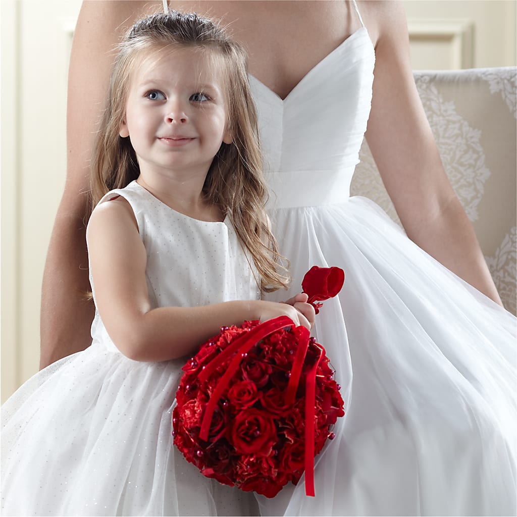 Pure at Heart Flower Girl Arrangement – Fairfield Florist, Fairfield CT