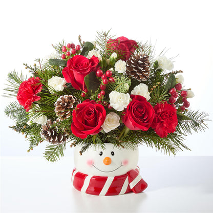 Jolly Snowman Bouquet –  Fairfield Florist, Fairfield CT