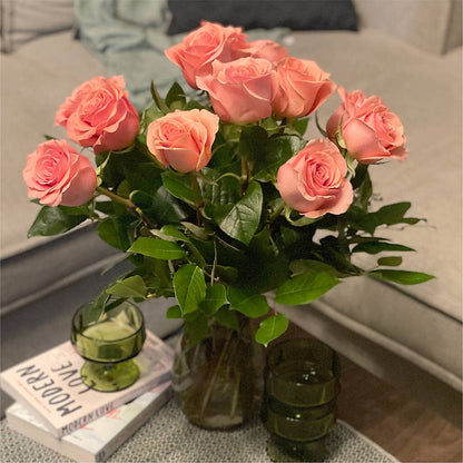 Long Stem Pink Rose Bouquet –  Fairfield Florist, Fairfield CT