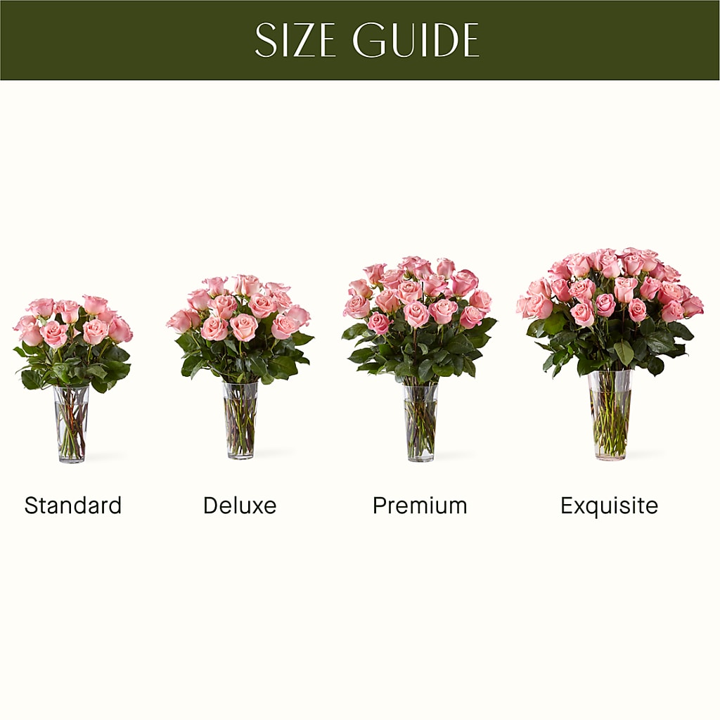 Long Stem Pink Rose Bouquet –  Fairfield Florist, Fairfield CT