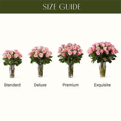 Long Stem Pink Rose Bouquet –  Fairfield Florist, Fairfield CT