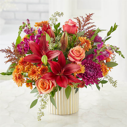 Burgundy Landscape Bouquet –  Fairfield Florist, Fairfield CT