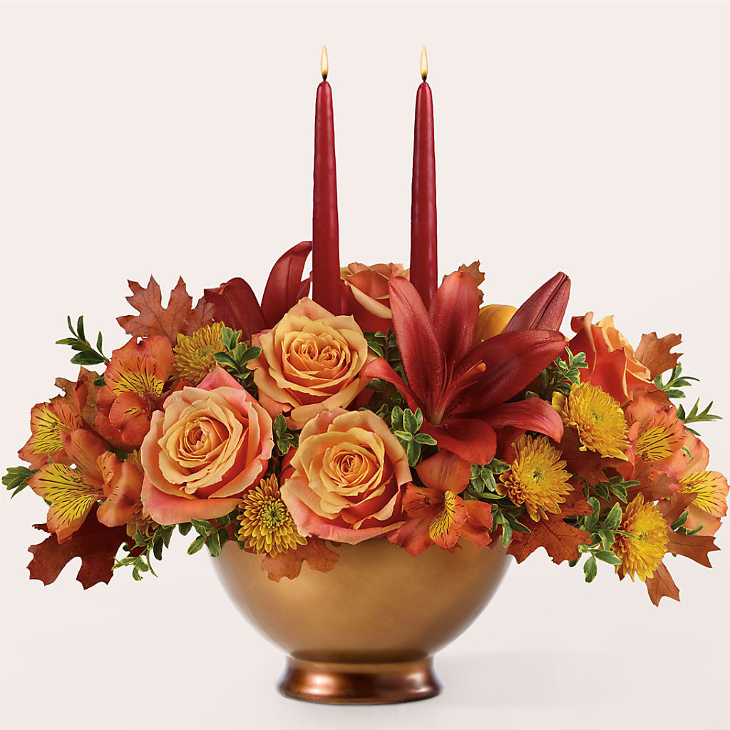 Harvest Table Centerpiece –  Fairfield Florist, Fairfield CT