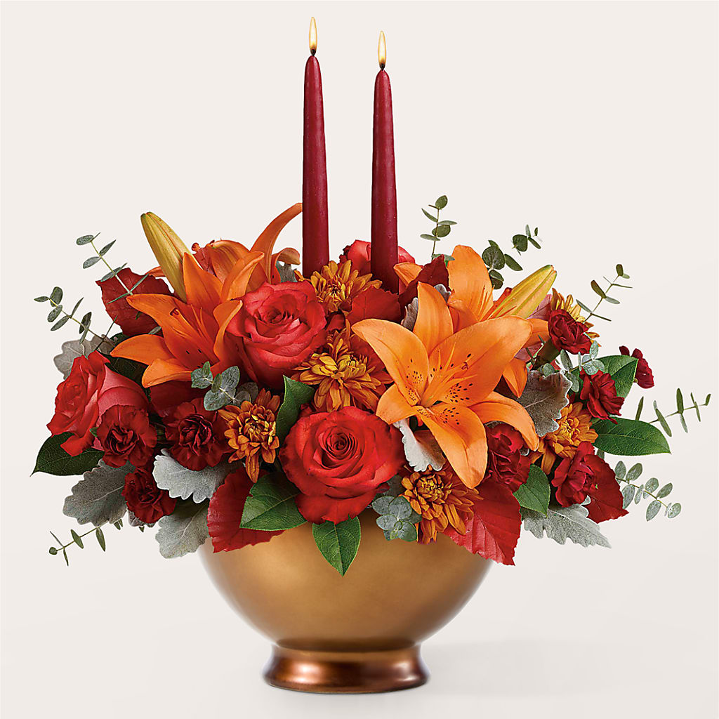 Fruits of Fall Centerpiece –  Fairfield Florist, Fairfield CT
