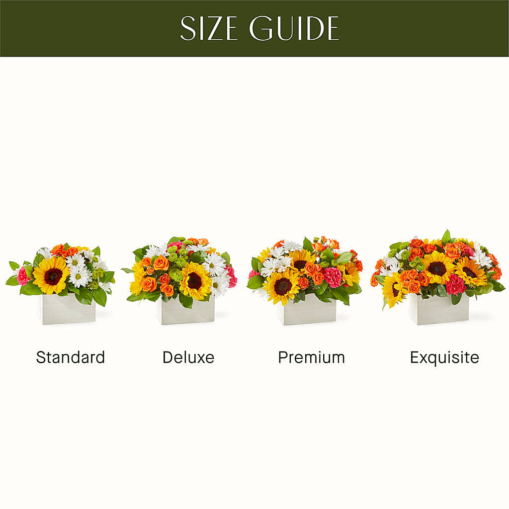 Sun-drenched Blooms Box Bouquet –  Fairfield Florist, Fairfield CT