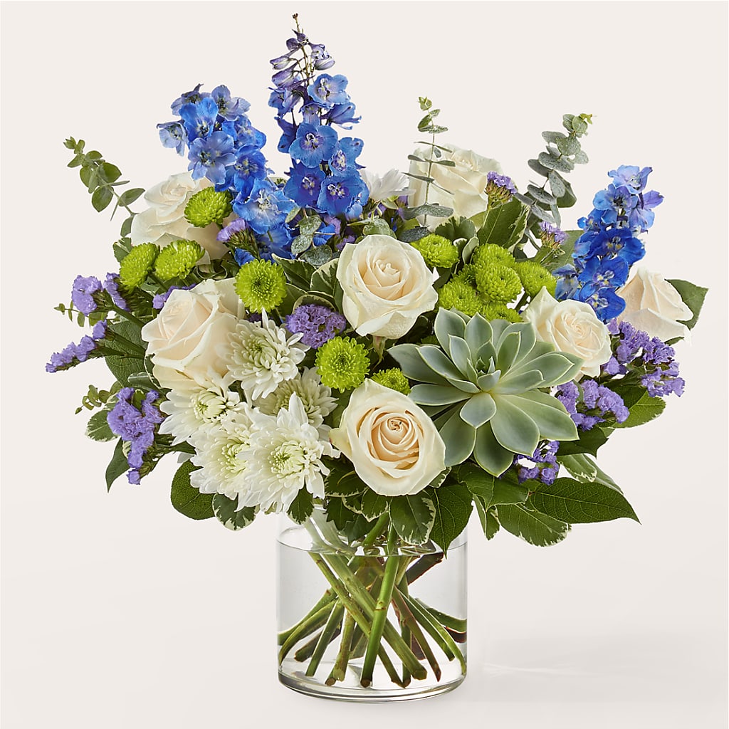 Cerulean Waves Bouquet –  Fairfield Florist, Fairfield CT