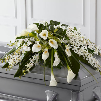 Angel Wings Casket Spray –  Fairfield Florist, Fairfield CT