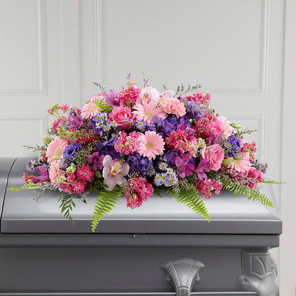 Glorious Garden Casket Spray –  Fairfield Florist, Fairfield CT